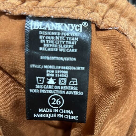 BLANKNYC Wide Wale corduroy Flare pants EUC size 26 - Picture 7 of 10